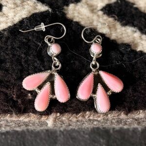 Pink Conch Earrings